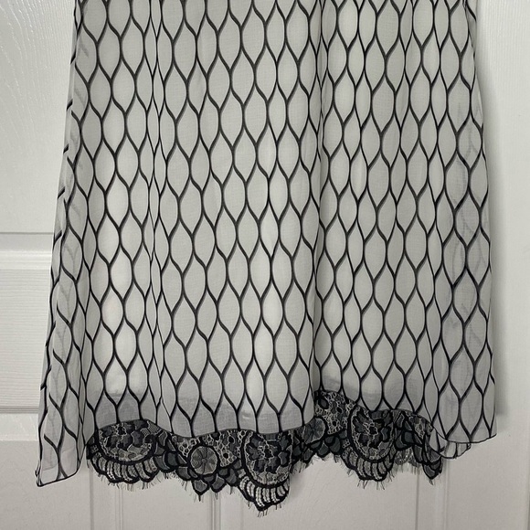 Irene Klairie Silk-Blend Sleeveless Shift Mini Dress Sz 40 - Picture 14 of 16